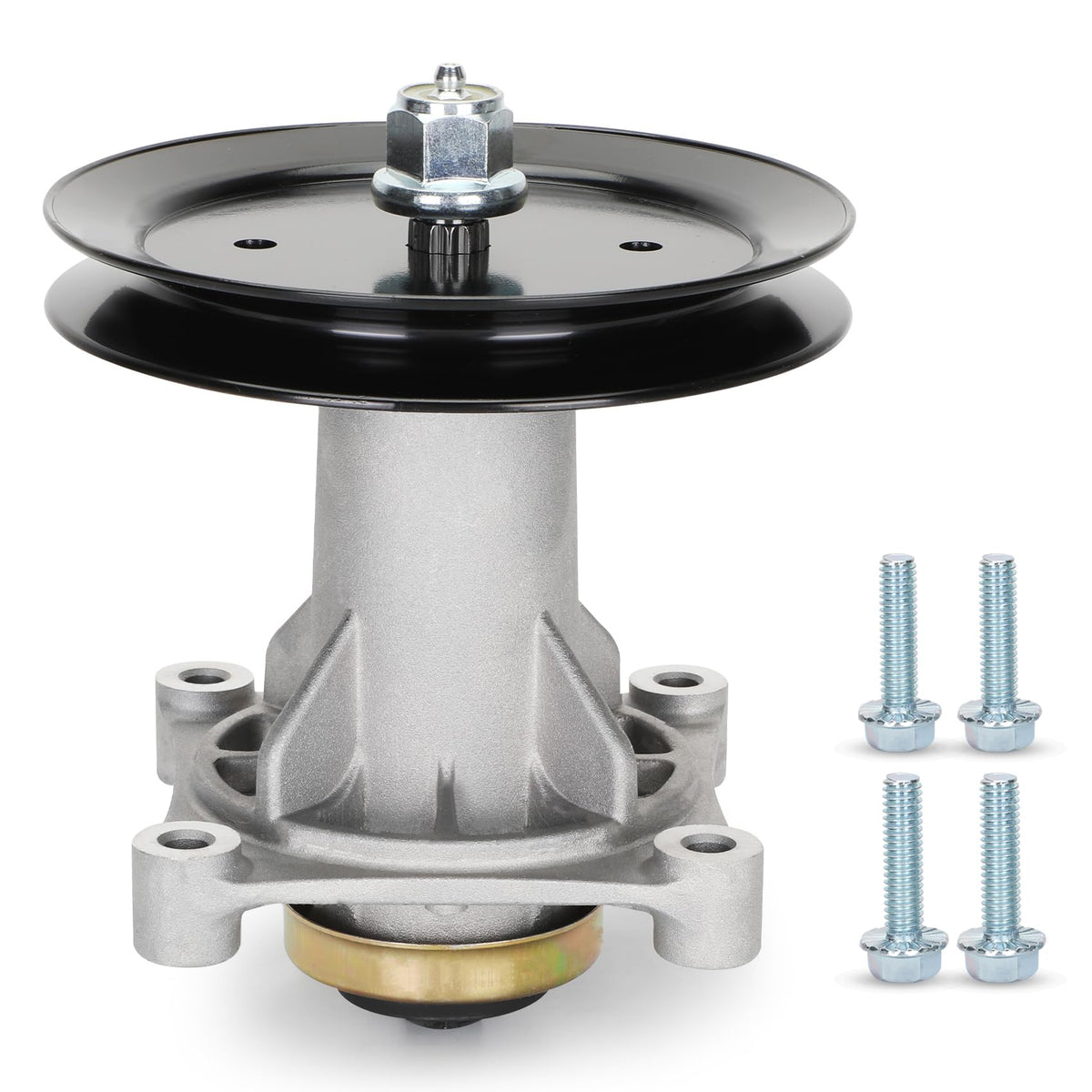 MONKEMON spindle front assembly showing robust housing and easy replacement benefit