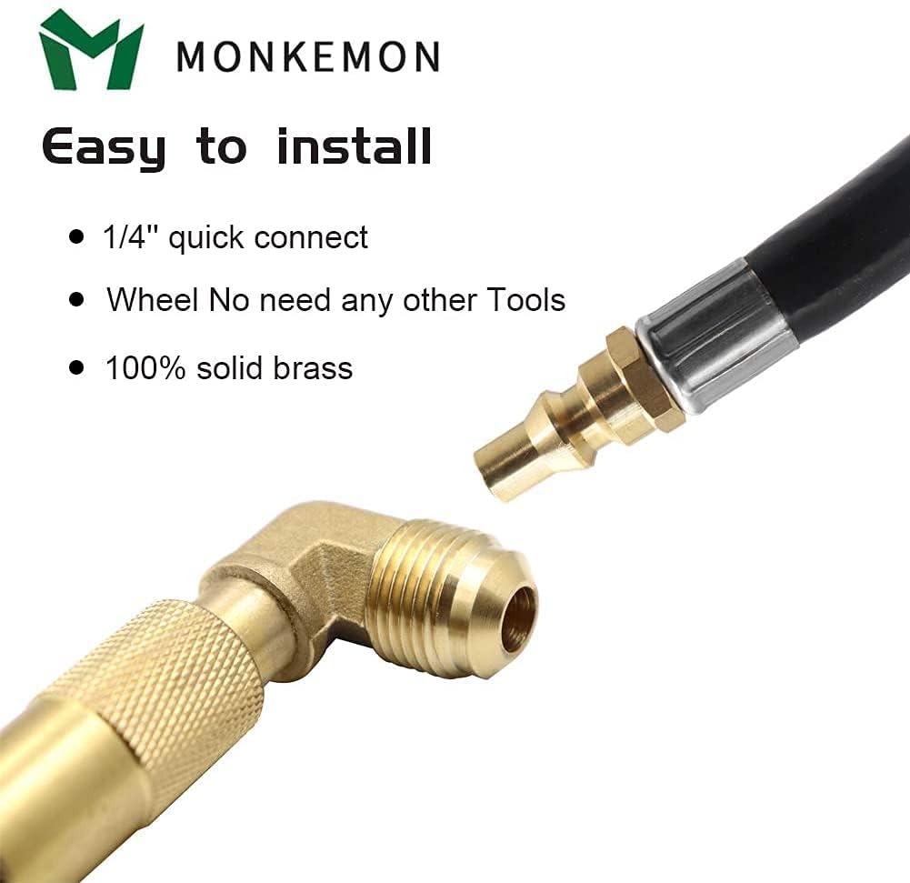 MONKEMON hose looped in carry bag showing tidy storage and transport benefit