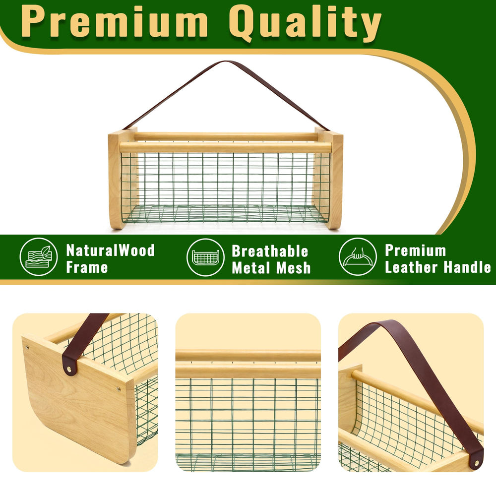 Montex basket with vegetables showing practical capacity and lightweight portability