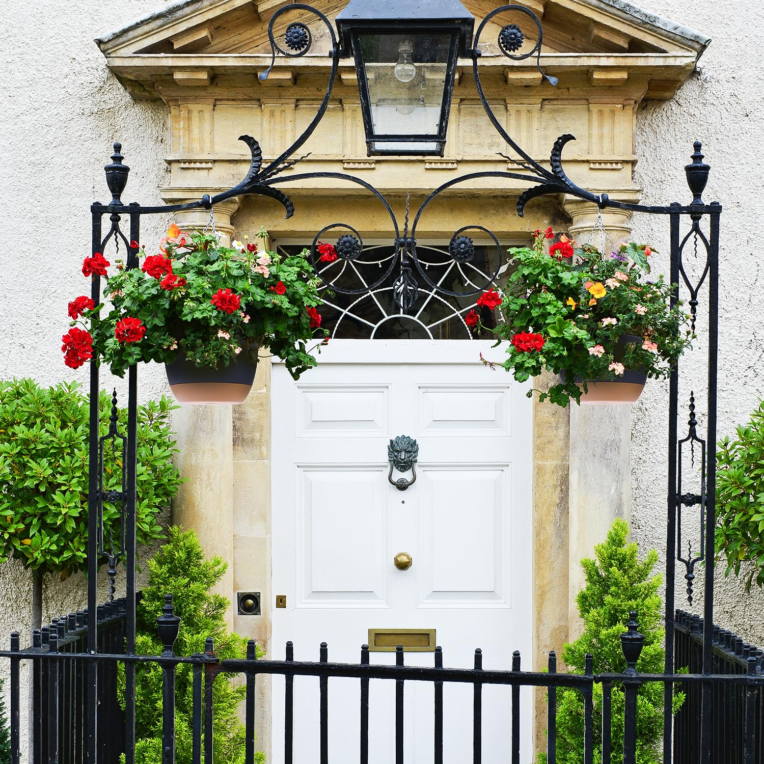 montresor balcony display with hanging planters enhancing greenery