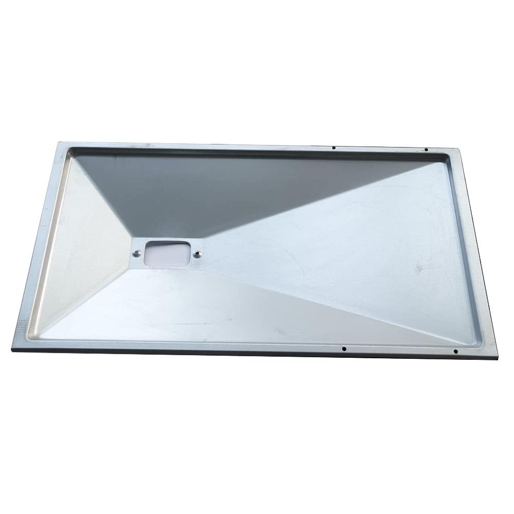 Monument Grills A110 front view showing full tray and fitting