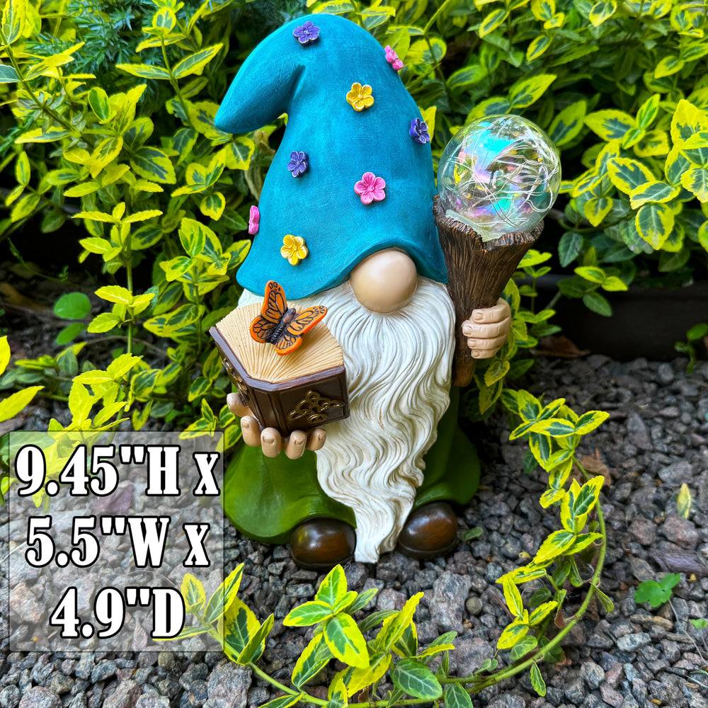 Mood Lab gnome close-up face detail highlighting hand-painted features and charm