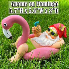 Mood Lab gnome flamingo side profile highlighting balance and silhouette