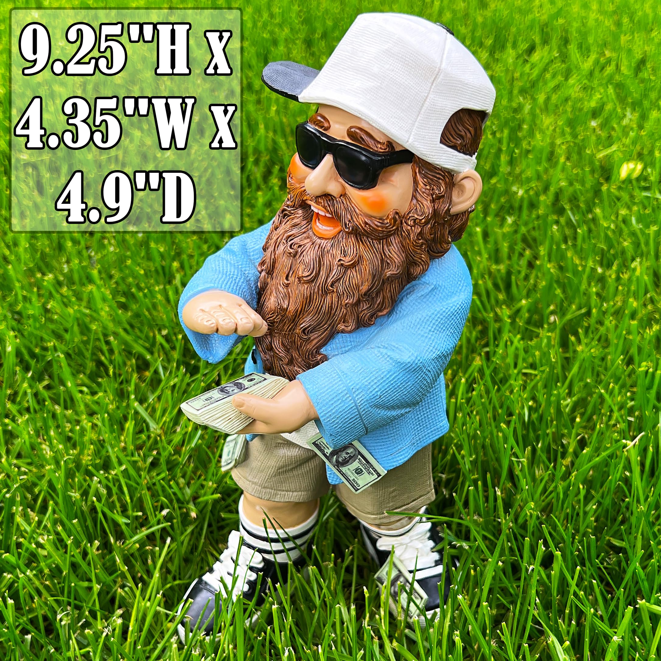 Mood Lab gnome side profile highlighting sculpted form and sturdiness
