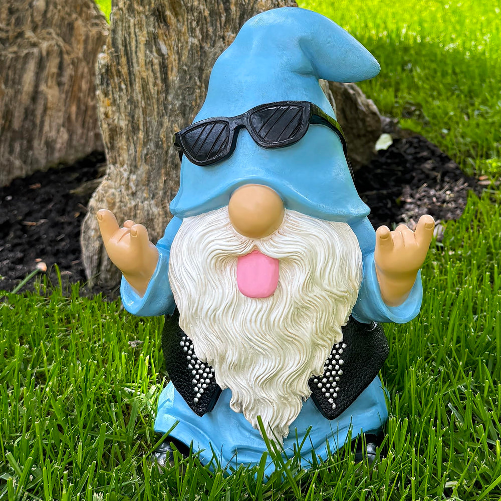 Mood Lab gnome smiling face closeup conveying joyful outdoor appeal