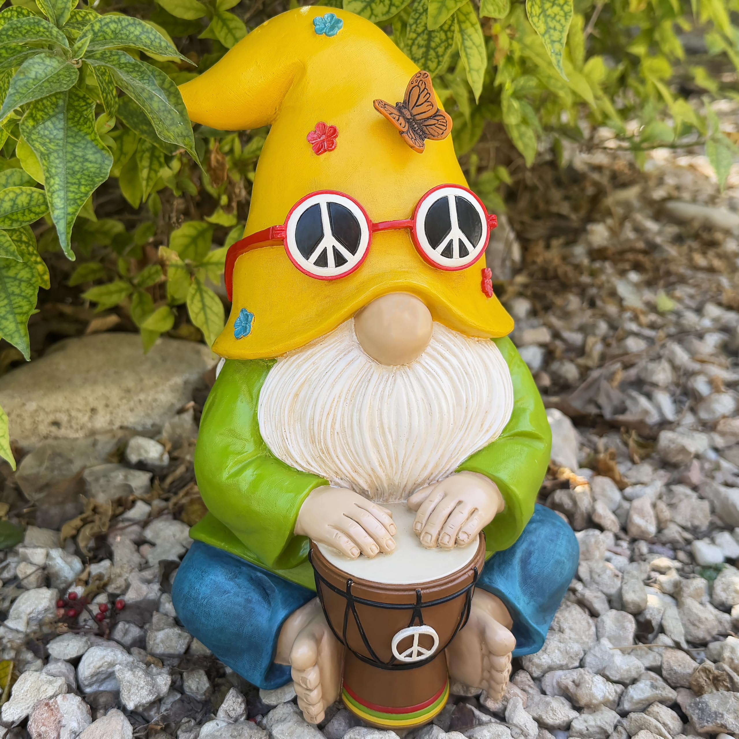 Mood Lab on porch step adding whimsical curb appeal
