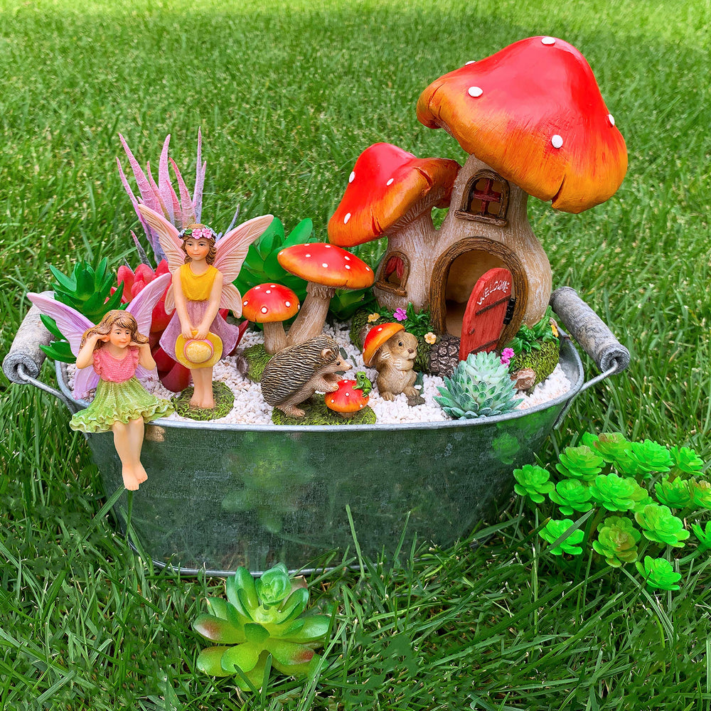 Mood Lab set arranged in planter adding instant decorative appeal