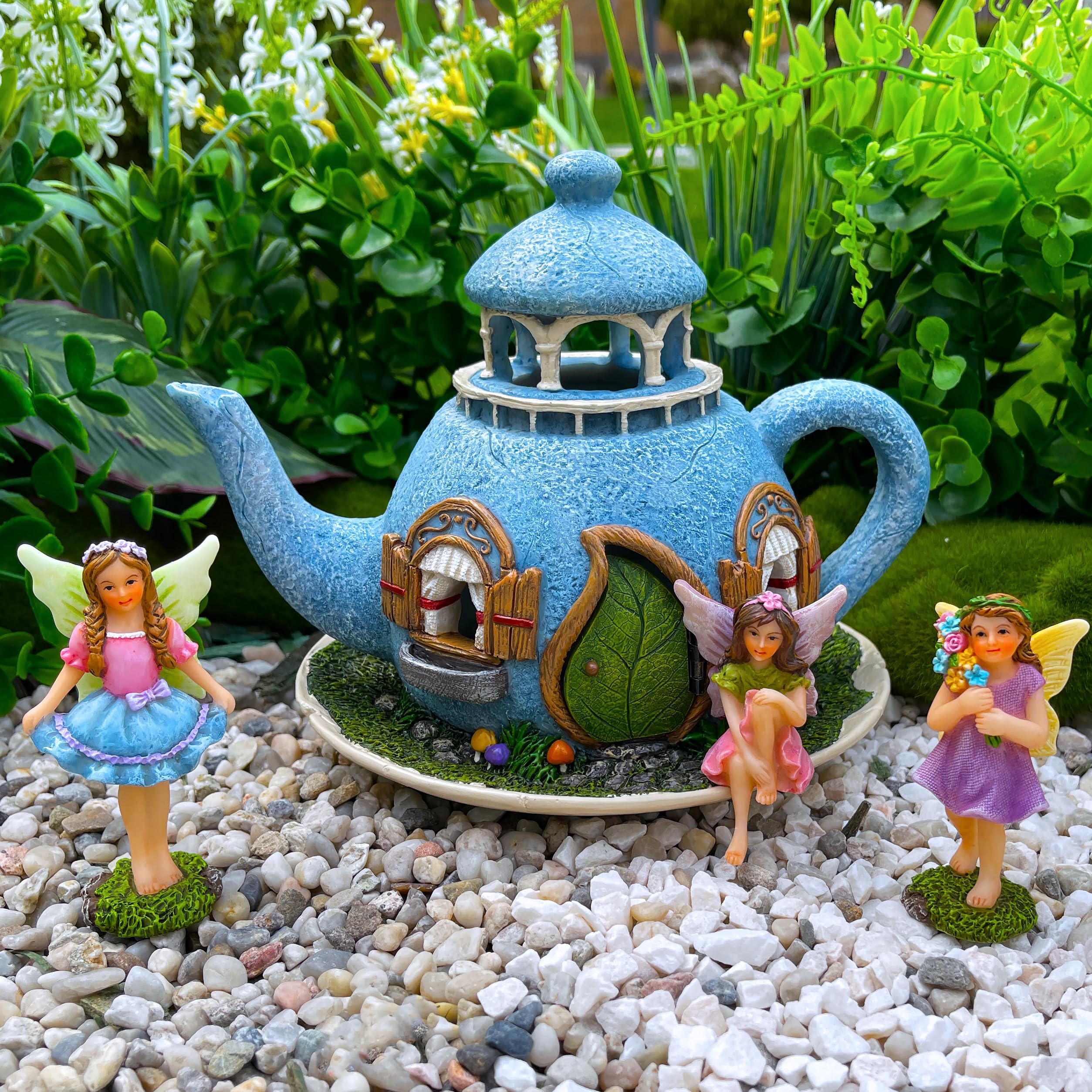 Mood Lab close-up of hand-painted teapot house detailing and color protection