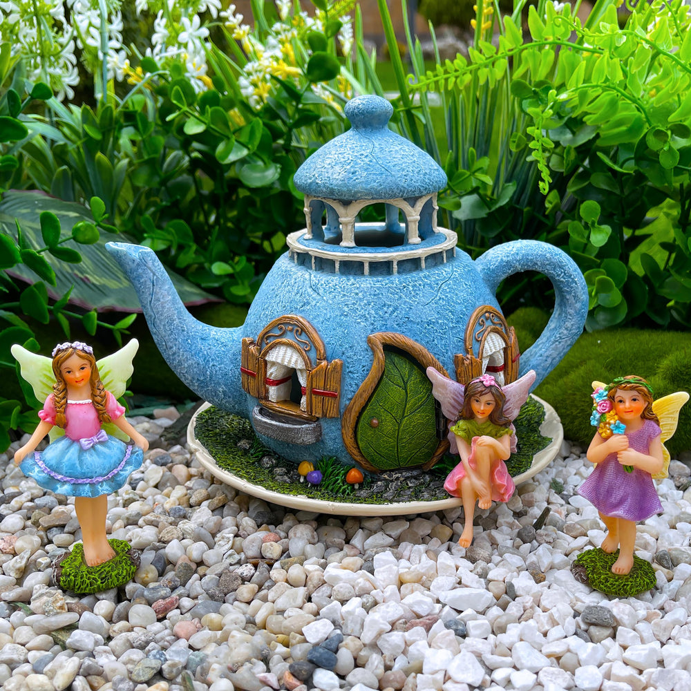 Mood Lab close-up of hand-painted teapot house detailing and color protection