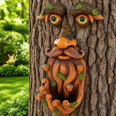 Mood Lab front view showing old man face and natural finish benefit: instant garden character