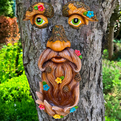 Mood Lab front view of tree face adding whimsical focal interest