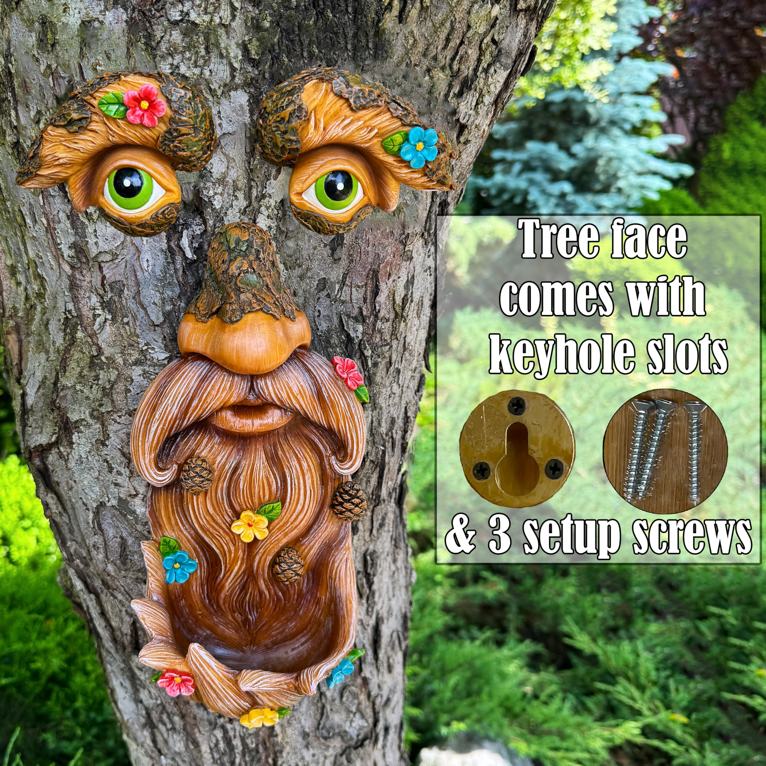 Mood Lab mounted on tree illustrating easy outdoor installation