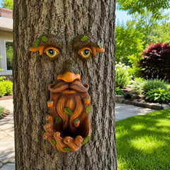Mood Lab mounted on a tree demonstrating easy hang and outdoor placement benefit