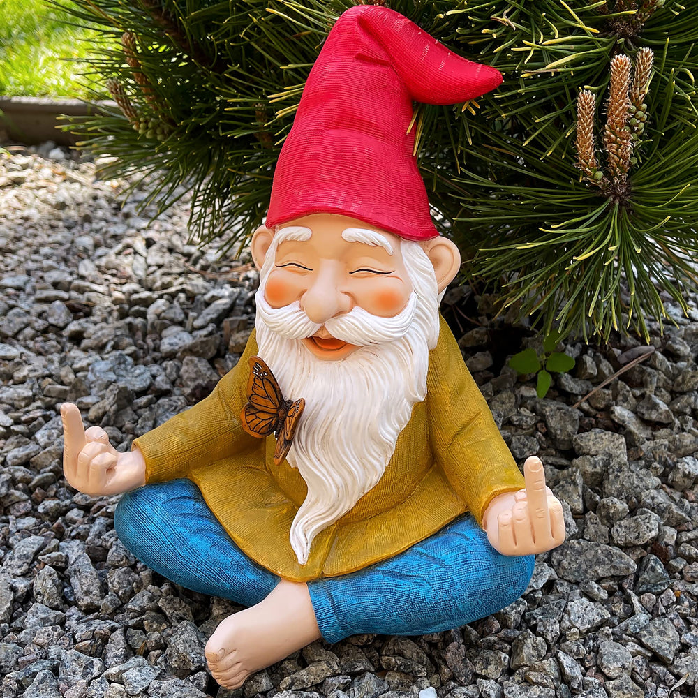 Mood Lab gnome close-up face detail showing hand-painted expression and charm