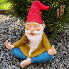 Mood Lab gnome close-up face detail showing hand-painted expression and charm