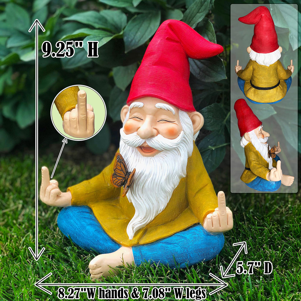 Mood Lab gnome side profile highlighting balanced posture and stable base