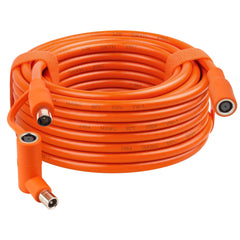 MOOKEERF coiled 25ft cable showing neat storage and portability benefit