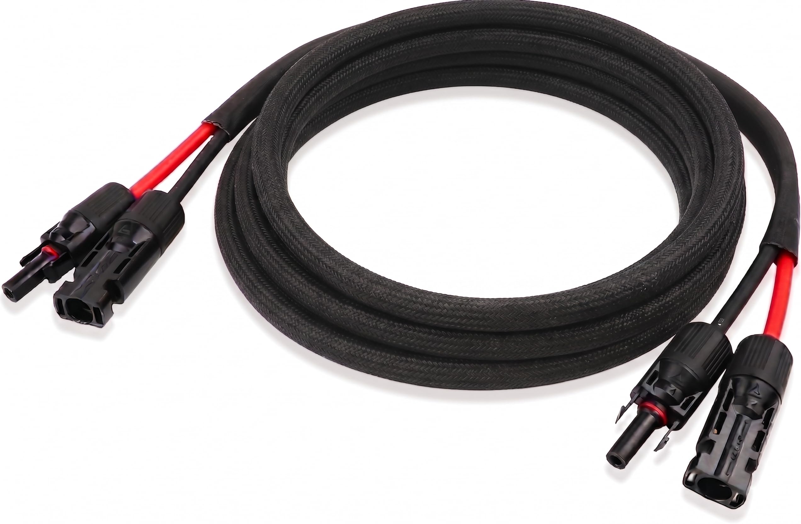 MOOKEERF front view of male and female connectors showing secure connection benefit