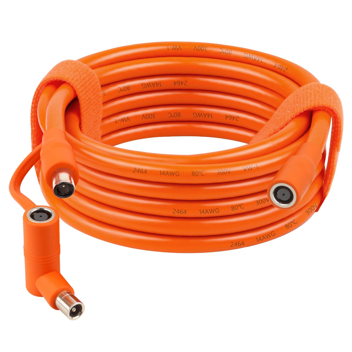 MOOKEERF front connector view showing secure DC7909 plug and reliable contact