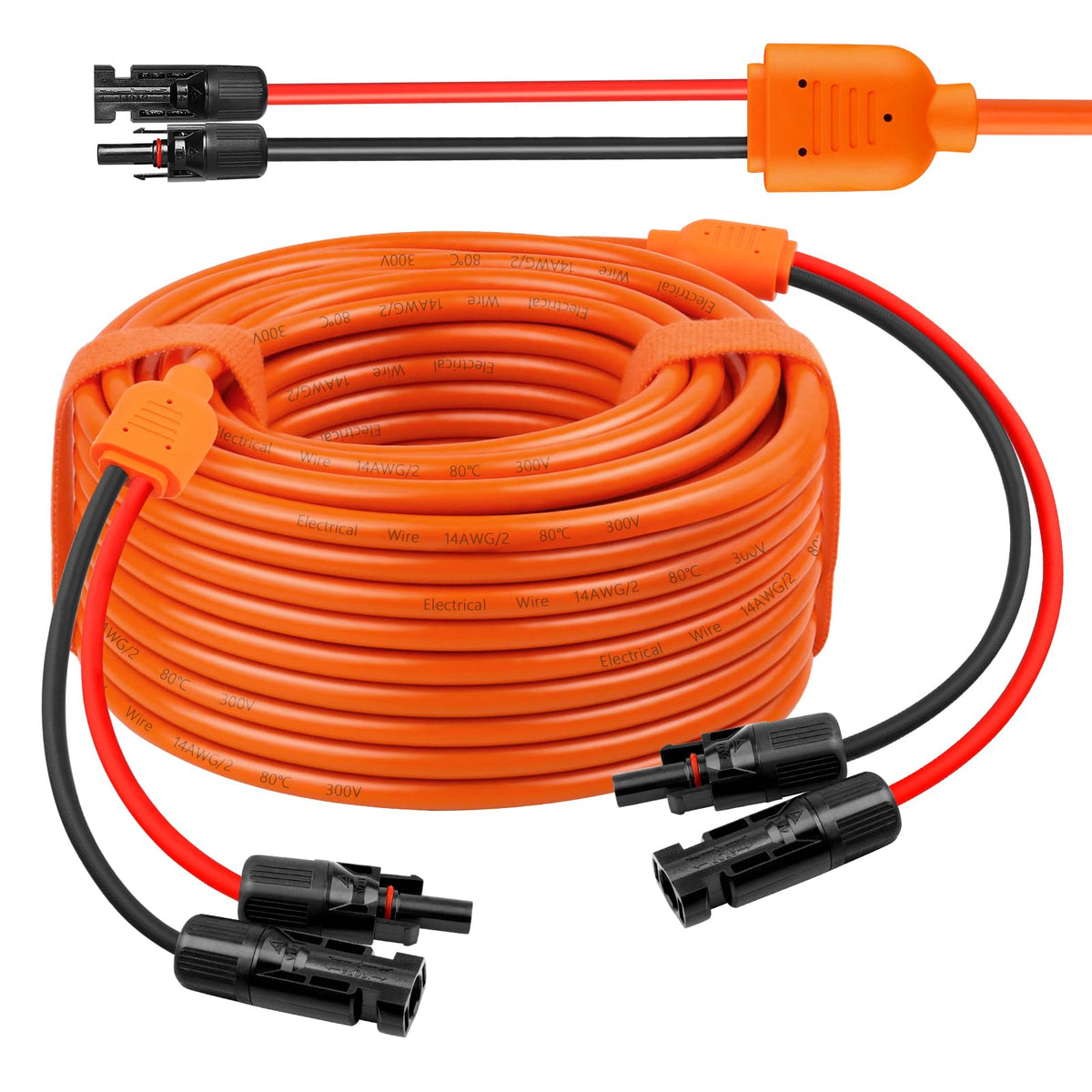 MOOKEERF front connector showing secure waterproof locking for reliable connections