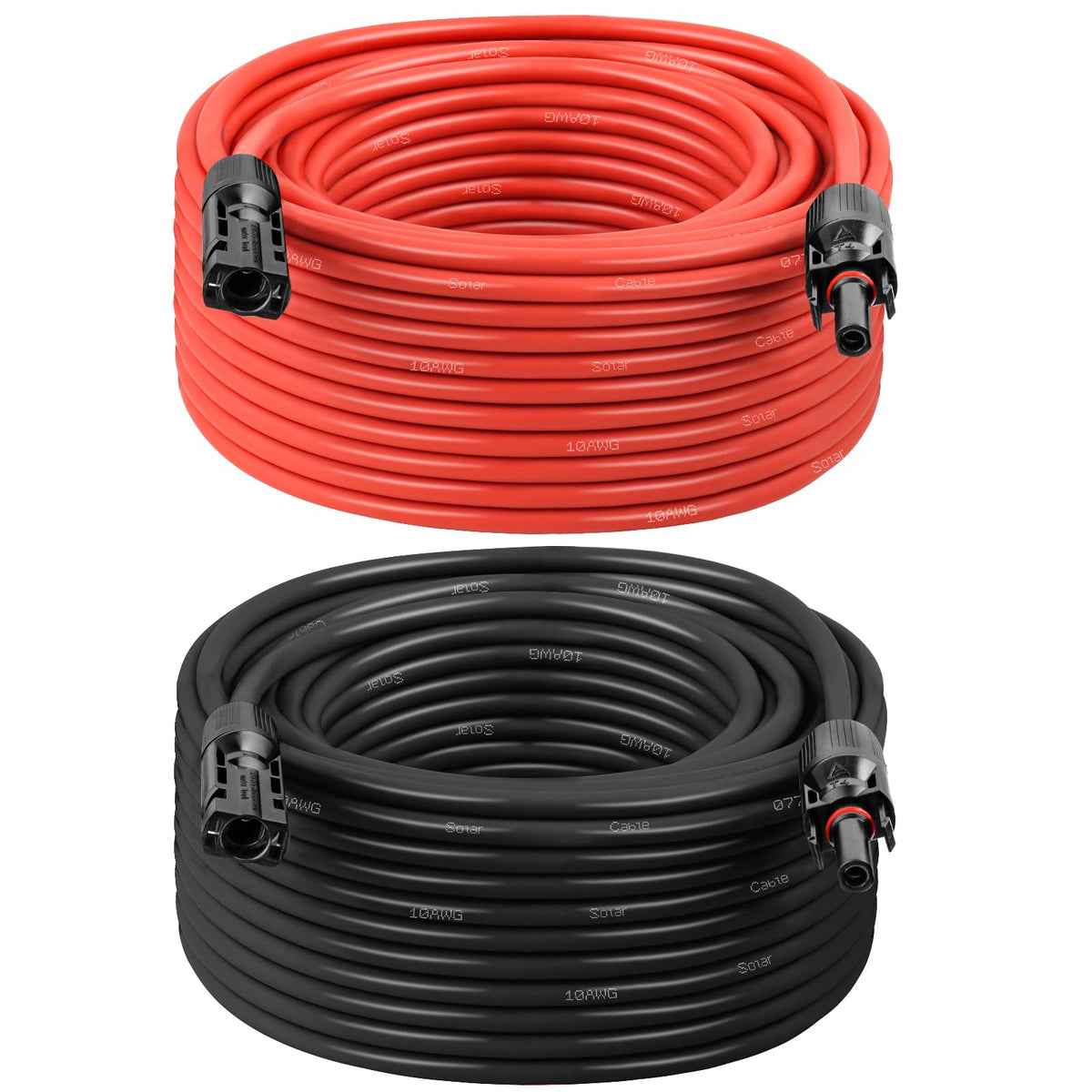 MOOKEERF front packaging showing 60ft red and black cables for easy identification and quick install