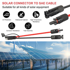 MOOKEERF SAE plug detail illustrating robust contacts for reliable power transfer