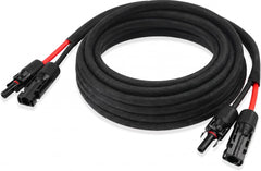 MOOKEERF front view of paired 15FT 10AWG cables showing connectors and color coding for easy installation