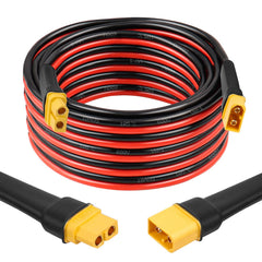MOOKEERF XT60 front view showing molded male and female connectors for secure connection