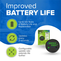 Phone with Mopeka Co-Pilot app reading connected to Mopeka sensor providing instant tank level alerts