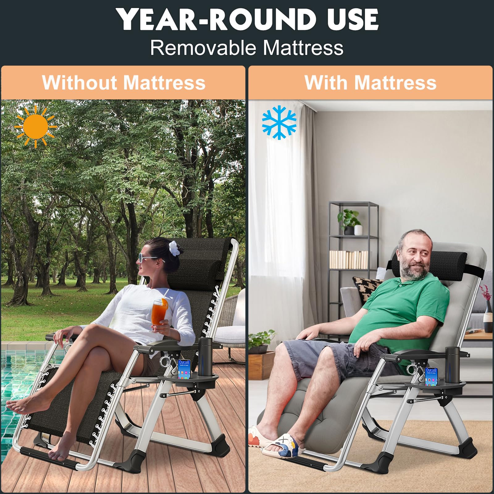 MOPHOTO padded removable cushion detail highlighting breathable fabric comfort
