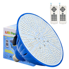 Mopzlink front view of pool light packaging showing product and features for easy buying