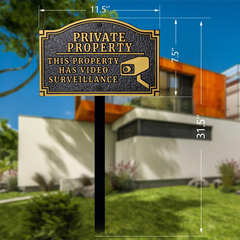 Morgtta included stainless screws and stake for secure, rust-resistant mounting