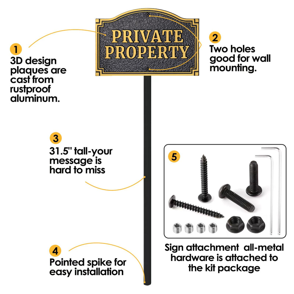 Morgtta lifestyle driveway display demonstrating visible deterrent and elegant outdoor look