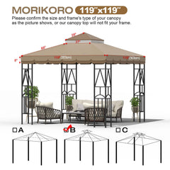 Morikoro close-up of 300D oxford texture and PVC coating, durable water resistance