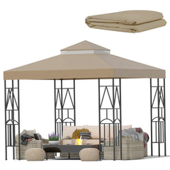 Morikoro front view of khaki canopy top showing full coverage and protection