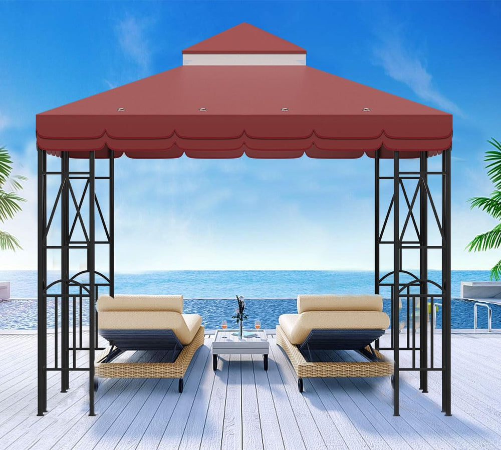 Morikoro canopy in backyard patio use providing shade and outdoor comfort