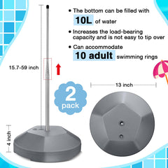 MorningRo base close-up with water-fill port, provides added ballast and stability