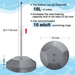 MorningRo base close-up showing water-fill port for improved stability