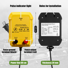 MorningRo charger back panel with mounting points and cord for secure installation