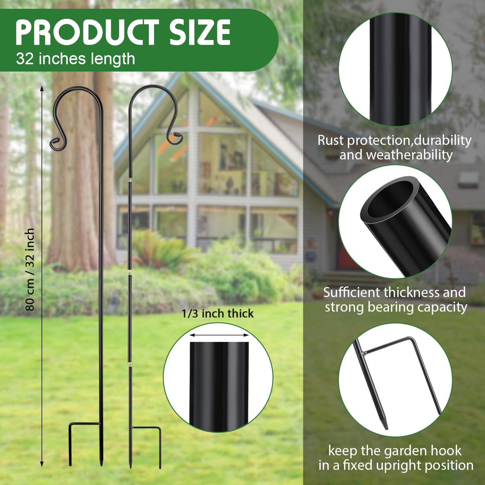 MorningRo close-up of curled hook top highlighting solid metal curve and secure hanging point
