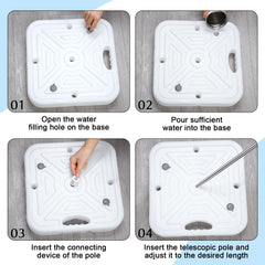 MorningRo rack holding multiple floats demonstrating organized accessibility