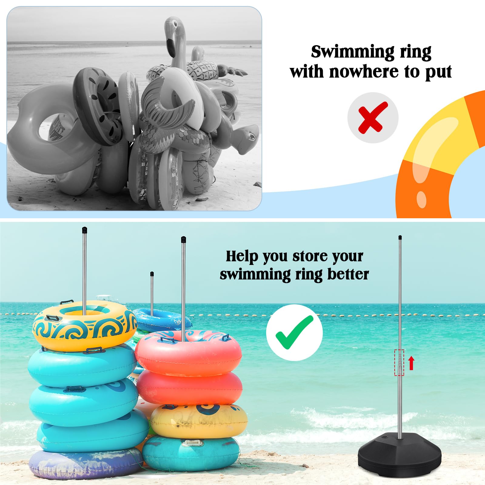 MorningRo folded rack compact for transport and convenient storage