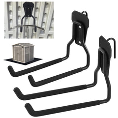 MorningRo front packaging showing two black shed hooks and included pair benefit space-saving