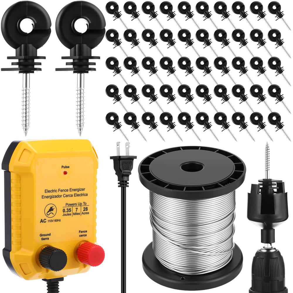 MorningRo energizer front view showing compact plug-in design and reliable protection