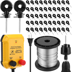 MorningRo energizer front view showing compact plug-in design and reliable protection