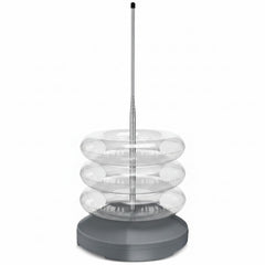 MorningRo front view with stacked rings showing organized storage benefit