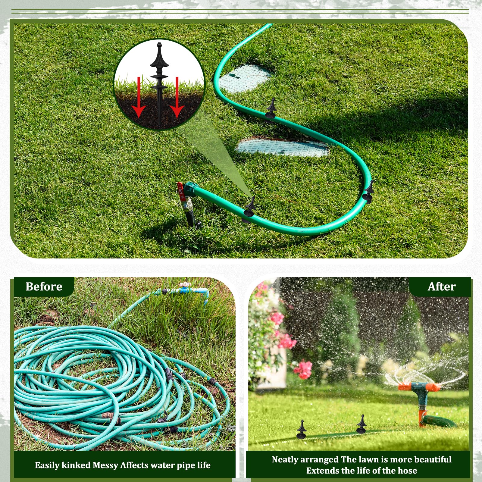 MorningRo guide with hose threaded through showing easier dragging and control