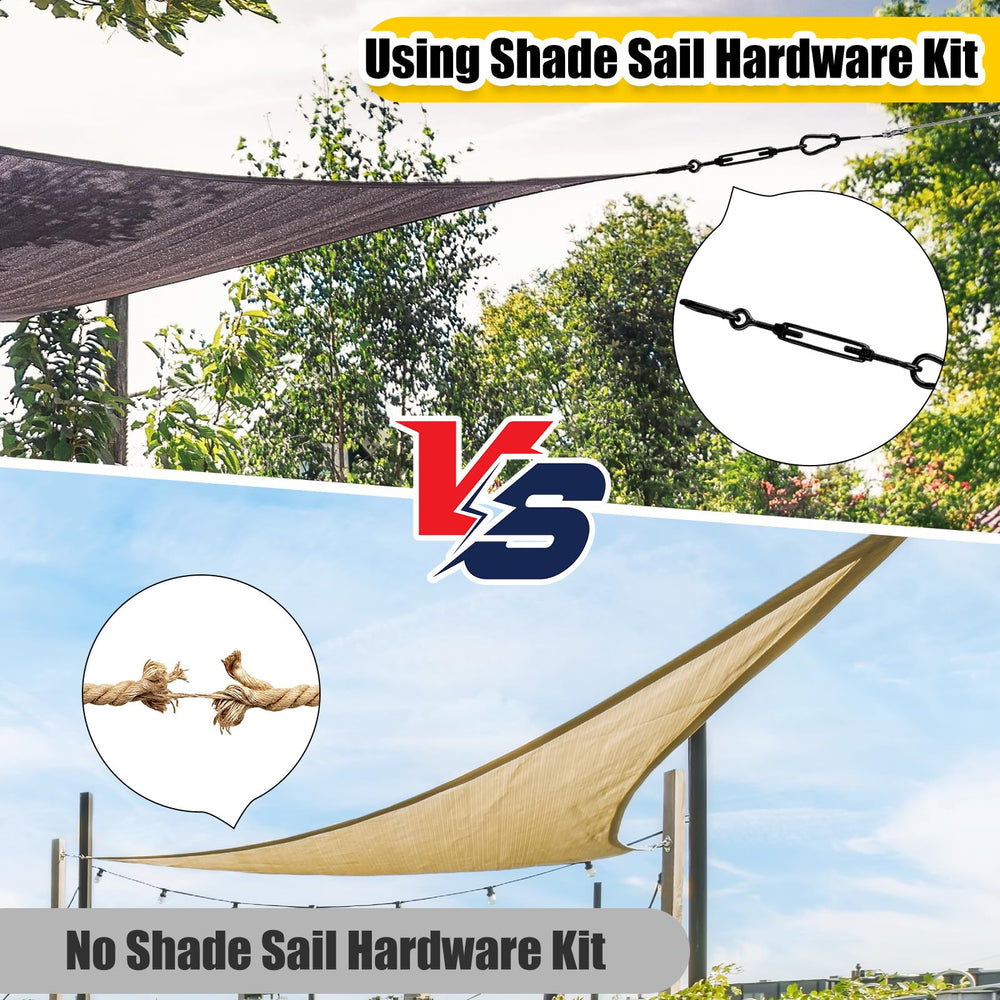 MorningRo installed shade sail on patio illustrating sun protection and neat finish