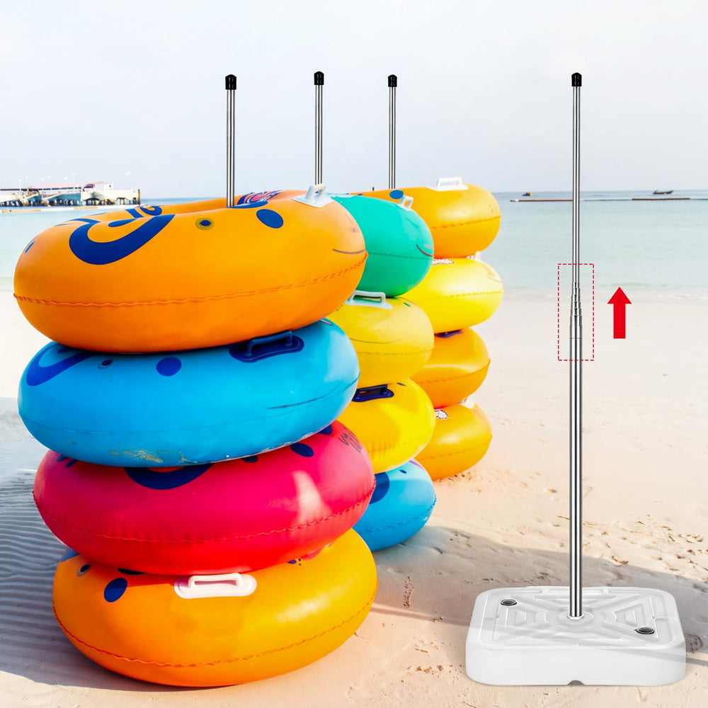 MorningRo in poolside lifestyle scene with organized accessories, presents neat appearance