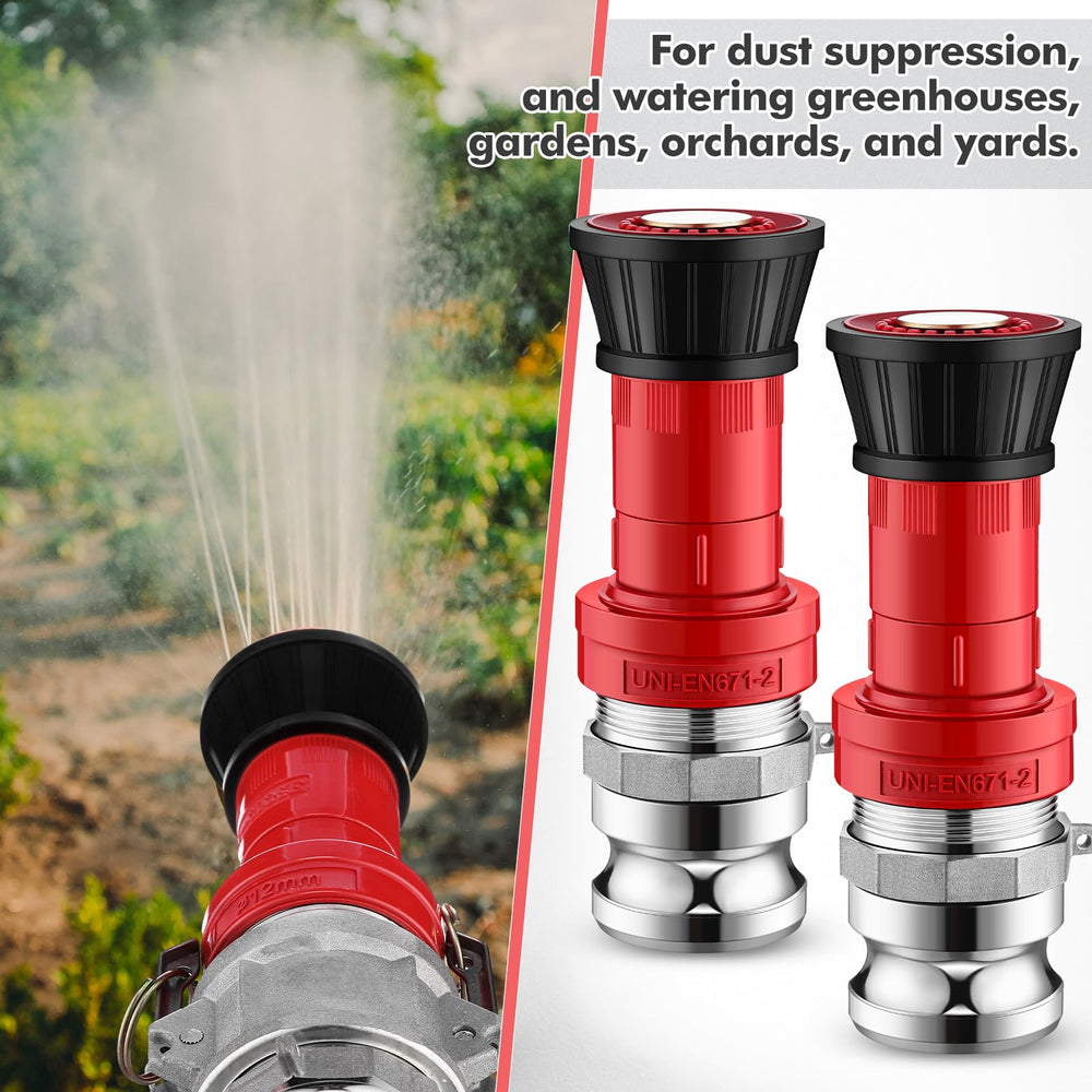 MorningRo nozzle spraying a strong stream illustrating adjustable high-volume discharge